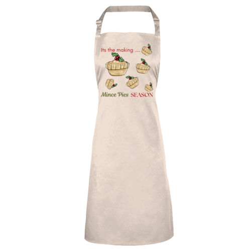It's the Mince pie Making SEASON - Bib apron Thumbnail